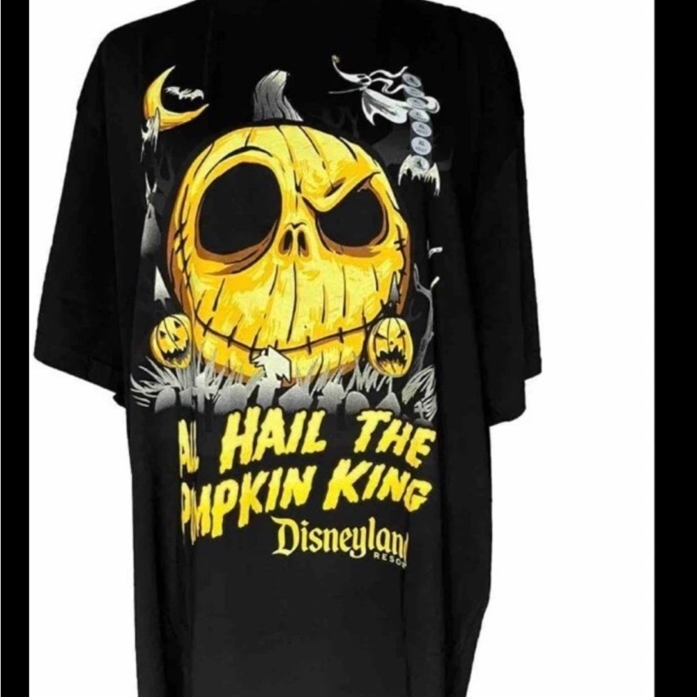 Disney Disneyland 2XL Jack Skellington “All Hail the Pumpkin King”Graphic